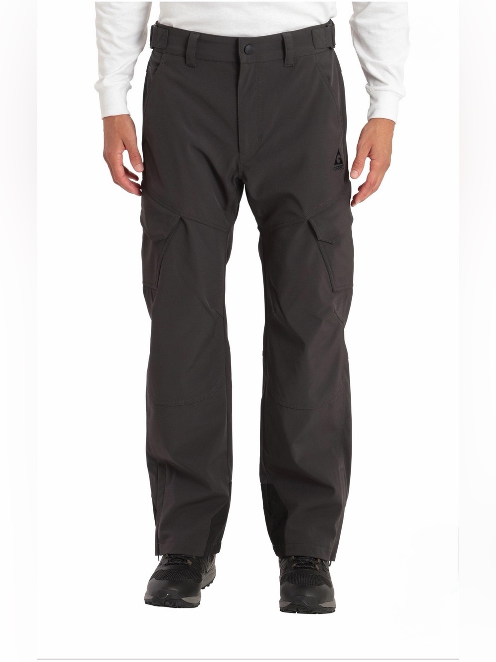 Gerry Men’s Snow Pants Size Large Black Water Resistant Cargo Ski Pants